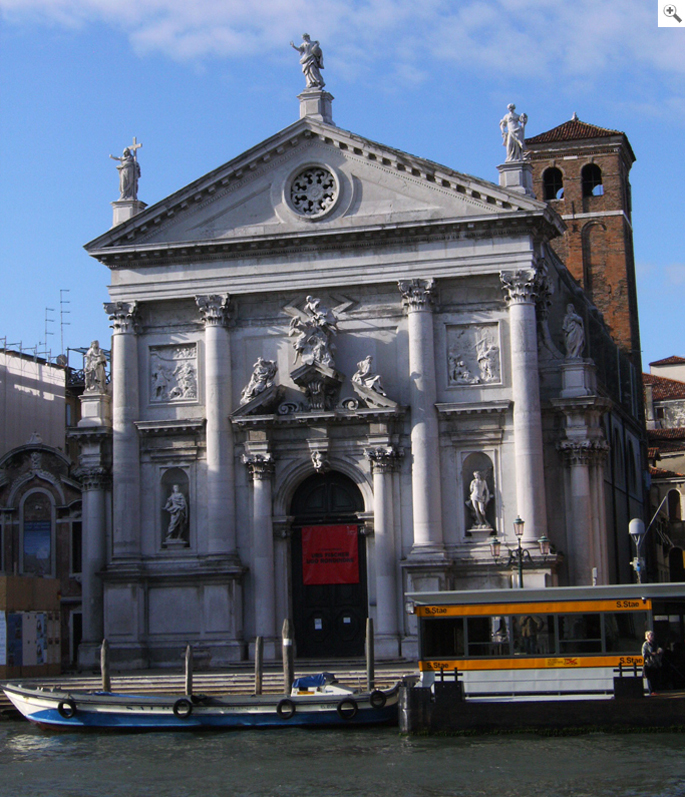 San Stae am Canal Grande, Venedig